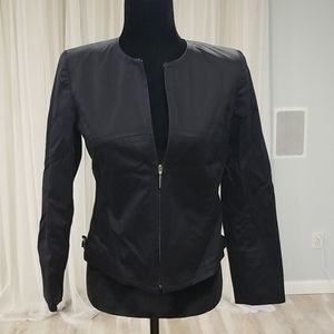 Motorcycle style zip up jacket
